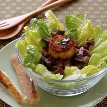 salade chèvre chaud