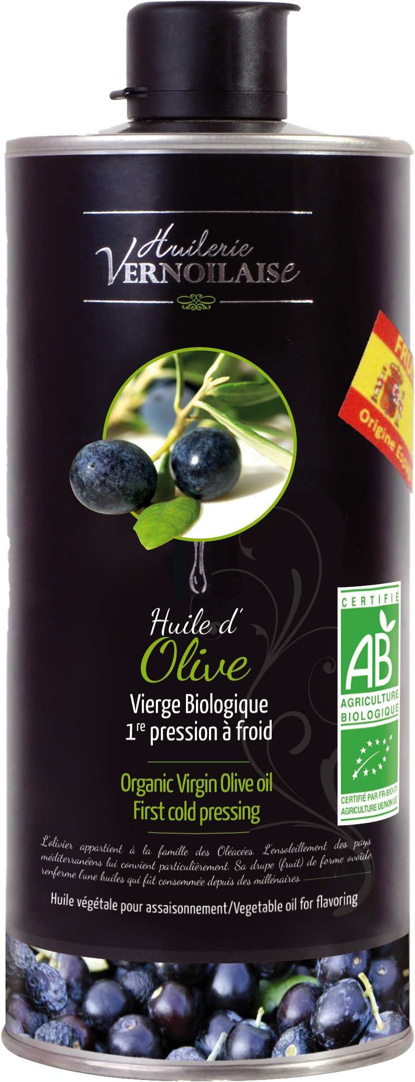 Huile d'olive extra vierge 1ère pression à froid - Bouteille céramique -  Felicilli