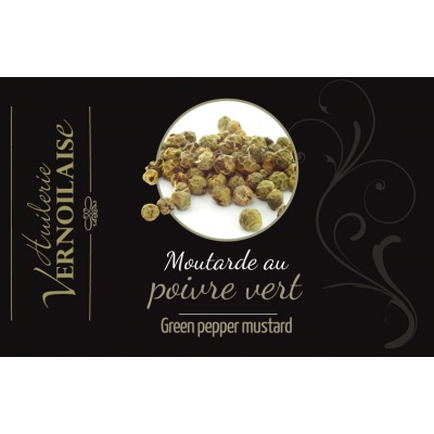 Green peppercorn mustard